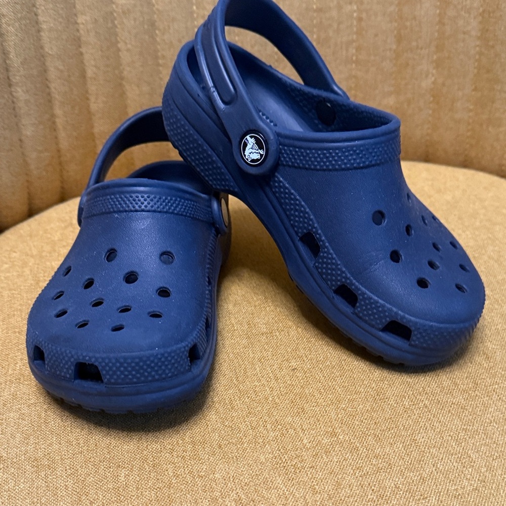 CROCS Kids Dark Navy Blue Classic Clog Sandals